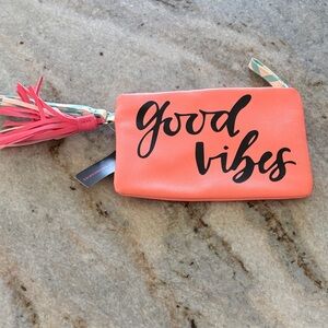 No Boundaries Coral Clutch with Tassel